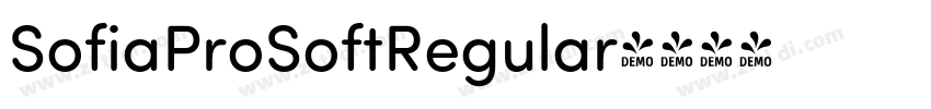 SofiaProSoftRegular字体转换