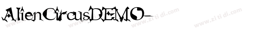 AlienCircusDEMO字体转换