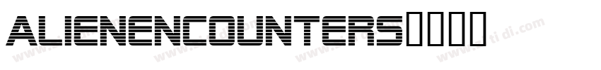 AlienEncounters字体转换