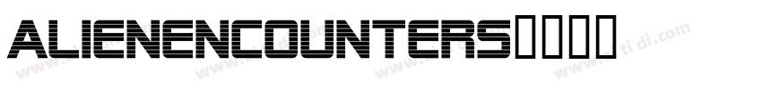 AlienEncounters字体转换
