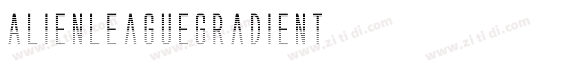 AlienLeagueGradient字体转换