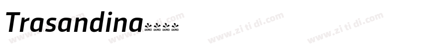 Trasandina字体转换