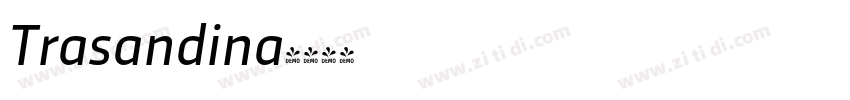 Trasandina字体转换