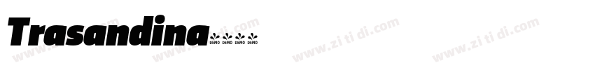 Trasandina字体转换