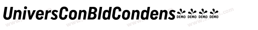 UniversConBldCondens字体转换