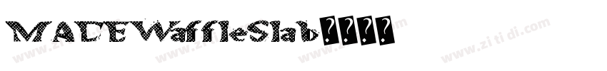 MADEWaffleSlab字体转换