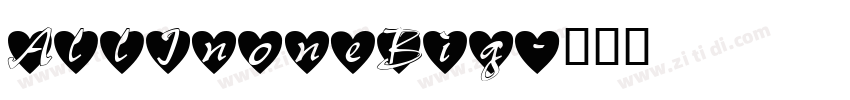 AllIn0neBig字体转换