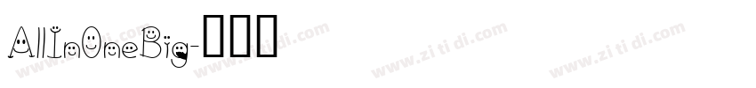 AllIn0neBig字体转换