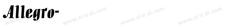 Allegro字体转换