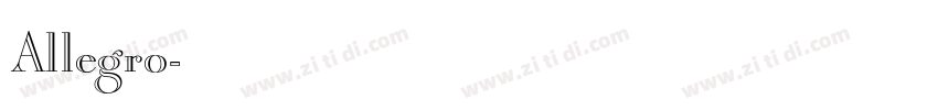Allegro字体转换