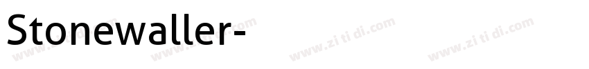 Stonewaller字体转换