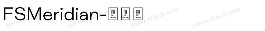 FSMeridian字体转换