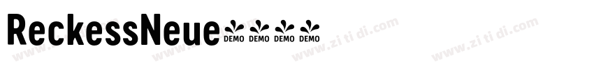 ReckessNeue字体转换