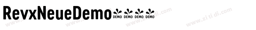 RevxNeueDemo字体转换