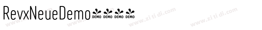RevxNeueDemo字体转换