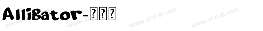 Alligator字体转换