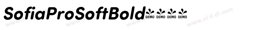 SofiaProSoftBold字体转换