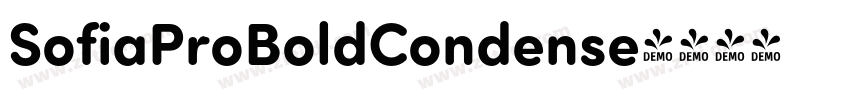 SofiaProBoldCondense字体转换