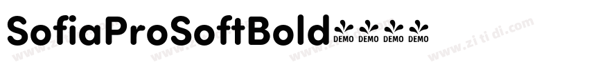 SofiaProSoftBold字体转换