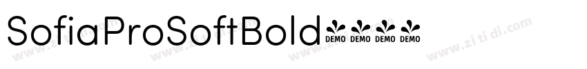 SofiaProSoftBold字体转换