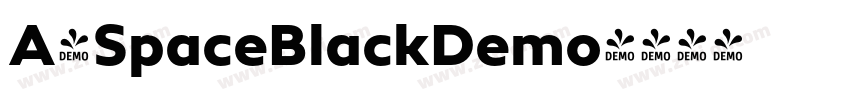 A-SpaceBlackDemo字体转换