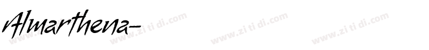 Almarthena字体转换