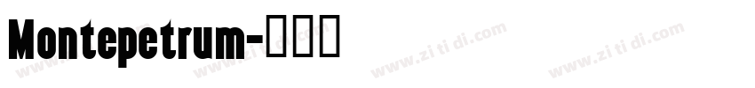 Montepetrum字体转换
