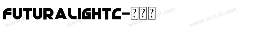 futuralightc字体转换