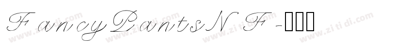 FancyPantsNF字体转换
