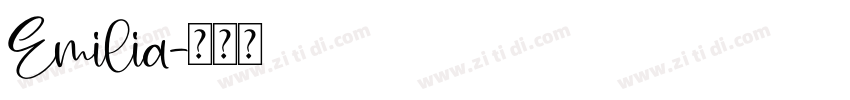Emilia字体转换