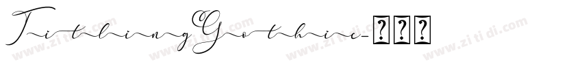 TitlingGothic字体转换