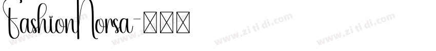 FashionNorsa字体转换