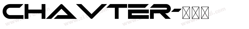 CHAVTER字体转换