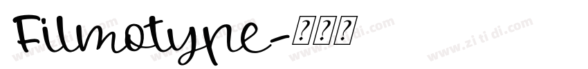 Filmotype字体转换