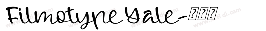 FilmotypeYale字体转换