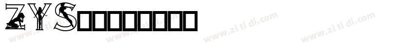 ZYSihouette字体转换
