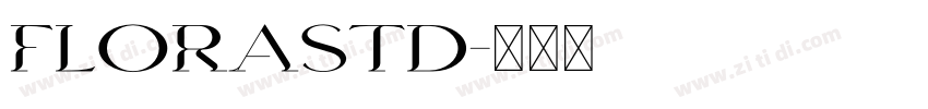 FloraStd字体转换