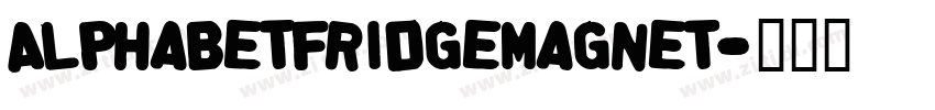 AlphabetFridgeMagnet字体转换