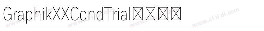 GraphikXXCondTrial字体转换