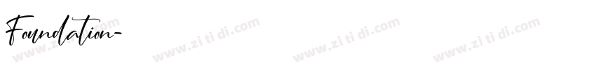 Foundation字体转换 Foundation字体转换
