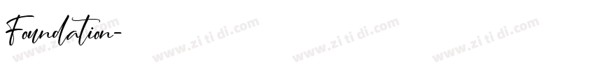 Foundation字体转换 Foundation字体转换