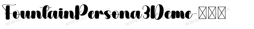 FountainPersona3Deme字体转换