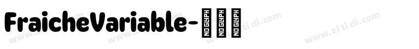 FraicheVariable字体转换