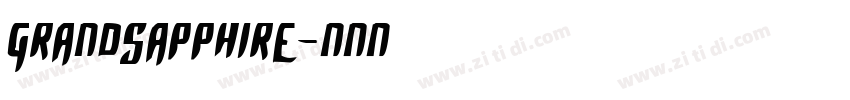 GrandSapphire字体转换