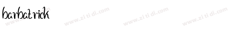barbatrick字体转换