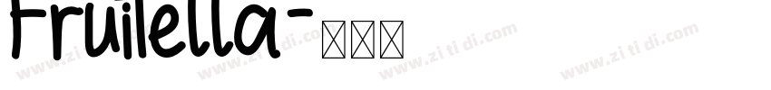 Fruitella字体转换