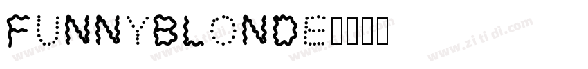 FUNNYBLONDE字体转换
