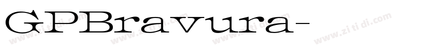 GPBravura字体转换
