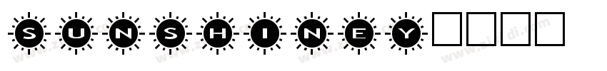 Sunshiney字体转换
