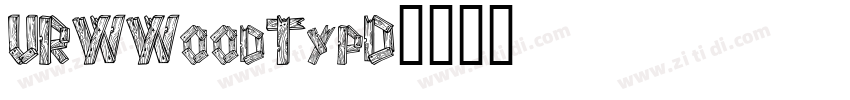 URWWoodTypD字体转换